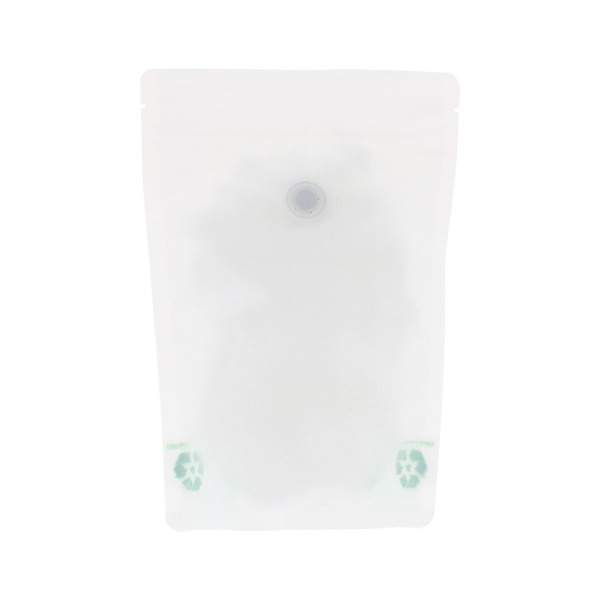 Bolsa de café con Paper Feel Varnish - blanco
