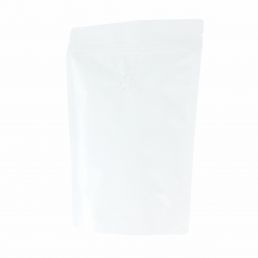 Bolsa de café - mate blanco - 500 gr (190x265+{55+55} mm)