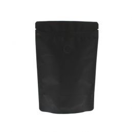 Bolsa de café con 'paper feel varnish' - negro