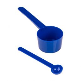 Cucharas medidoras de mango largo - azul - 15 ml mango extralargo