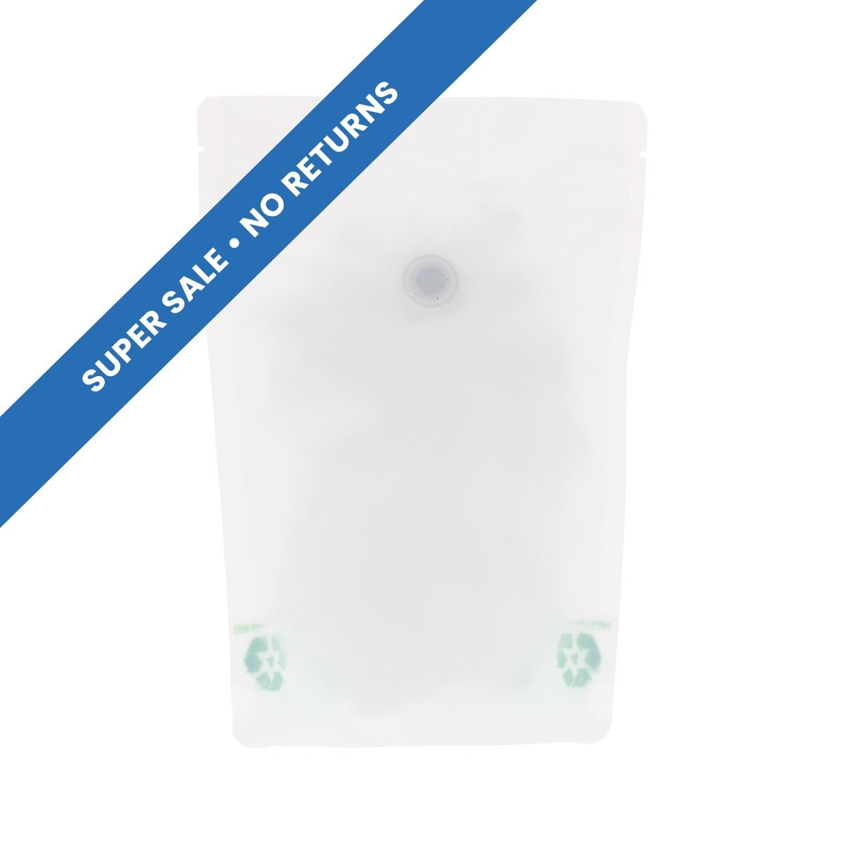 Bolsa de café con Paper Feel Varnish - blanco - 250 gr (160x230+{45+45} mm)