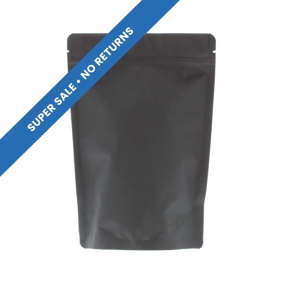 Bolsa stand-up con Paper Feel Varnish - negro - 190x265+{55+55} mm (1,3-1,4lt)