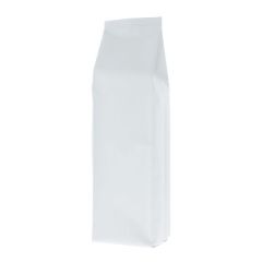 Bolsa de fuelle lateral - mate blanco