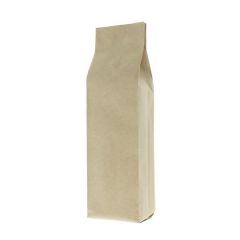 Bolsa de Café con Fuelle Lateral Papel Kraft - Marrón