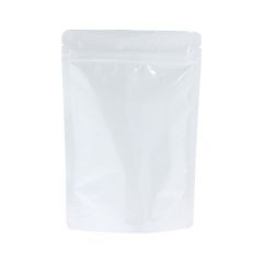 Bolsa stand-up - brillante blanco